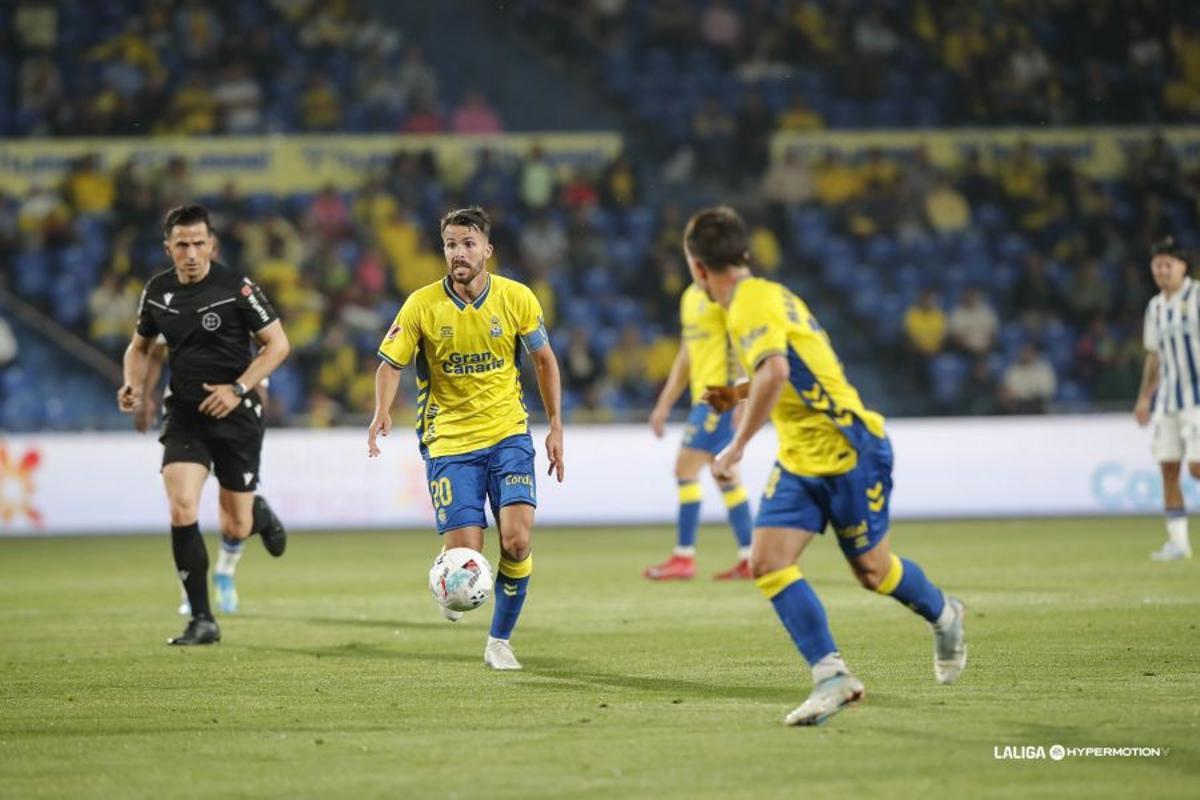 Kirian Rodríguez durante el UD-Leganés