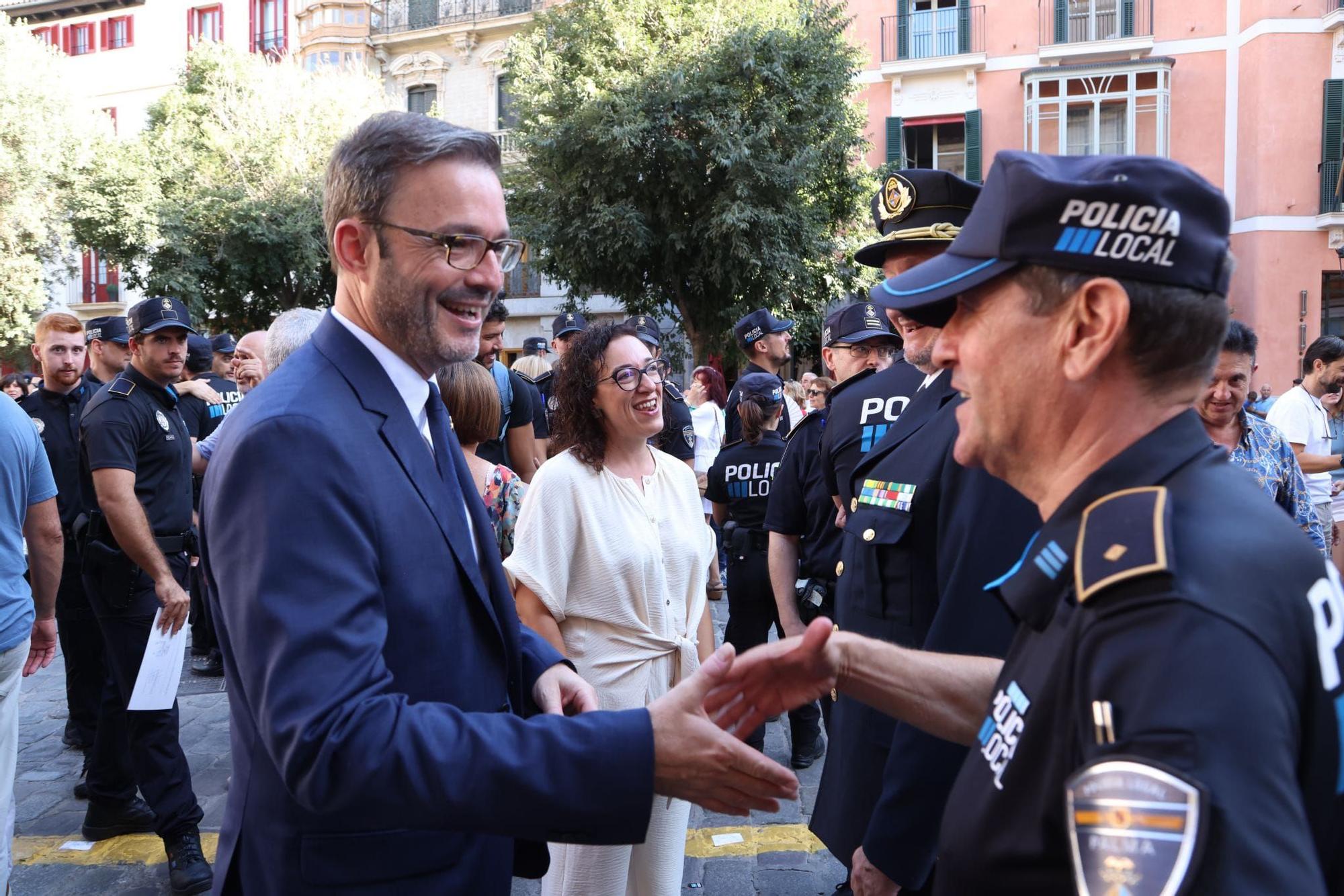 Toma de posesión de nuevos agentes de la Policía Local de Palma