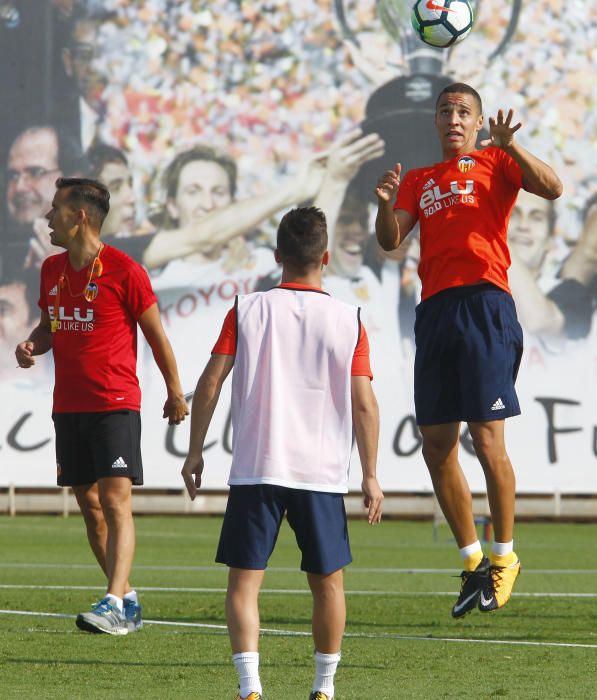 El primer entrenamiento de Neto