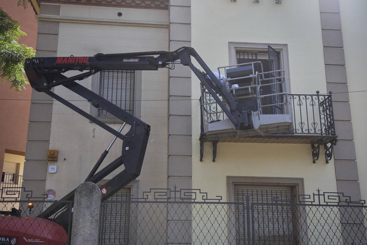 Les imatges dels treballs al Xalet de Sant Narcís