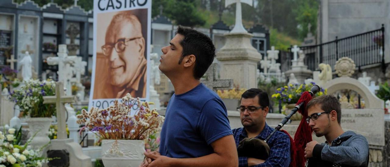 Una actividad de la Fundación Plácido Castro, en Cambados.  | // IÑAKI ABELLA