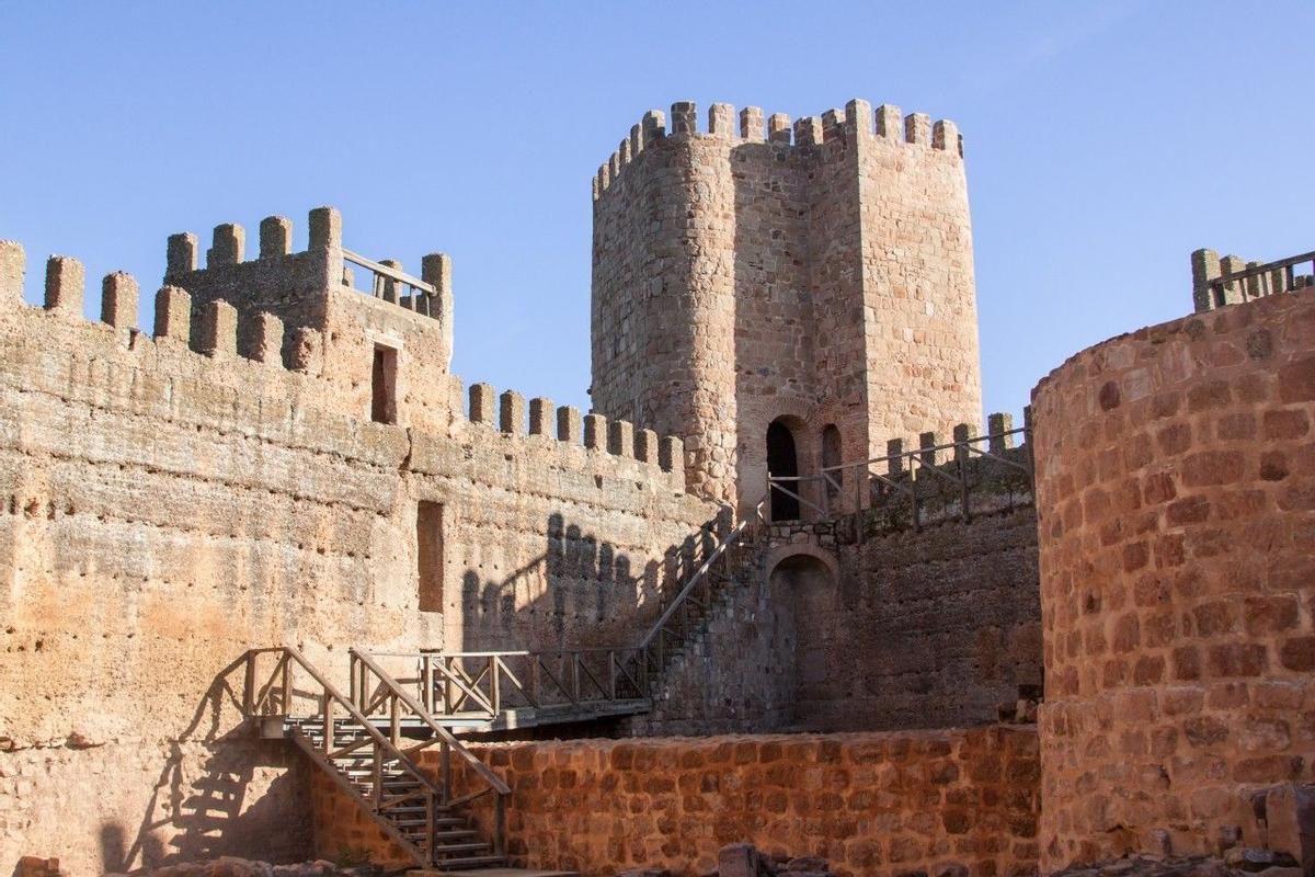 Interior del castillo.