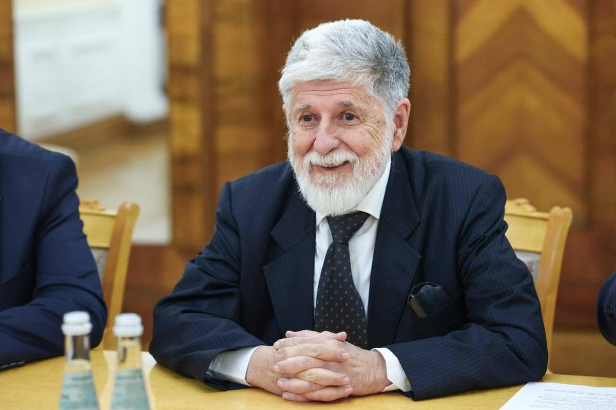 Celso Amorim, durante una de sus visitas a Moscú en 2025.