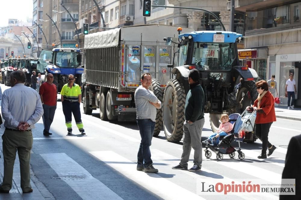 Manifestación de los agricultores por el Mar Menor en Murcia