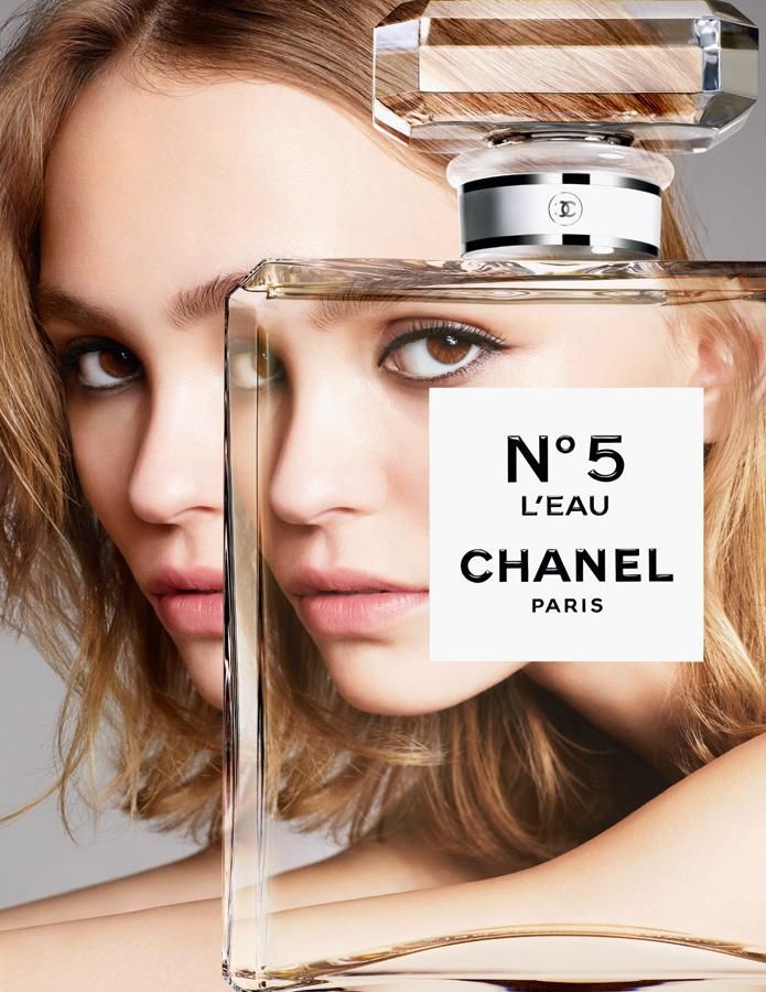 Lily-Rose Depp imagen de Chanel Nº5 L' Eau.