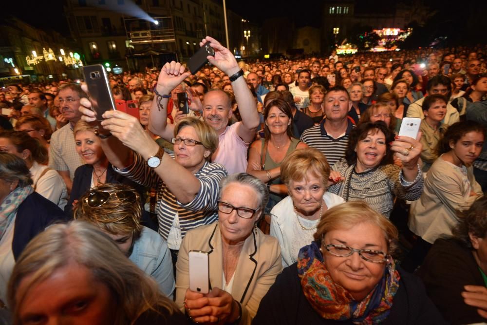 Bertín Osborne triunfa en Pontevedra