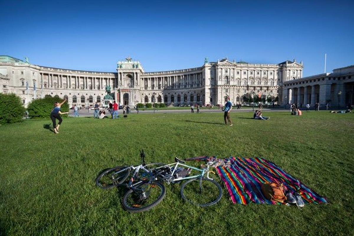 Heldenplatz, la Plaza de los Héroes.