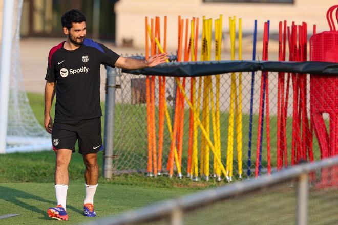 Así ha sido el entrenamiento del Barça en la Base Naval de la Marina de Annapolis para preparar el clásico