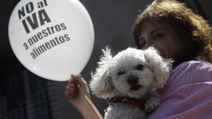 Manifestación de mascotas en Ciudad de México