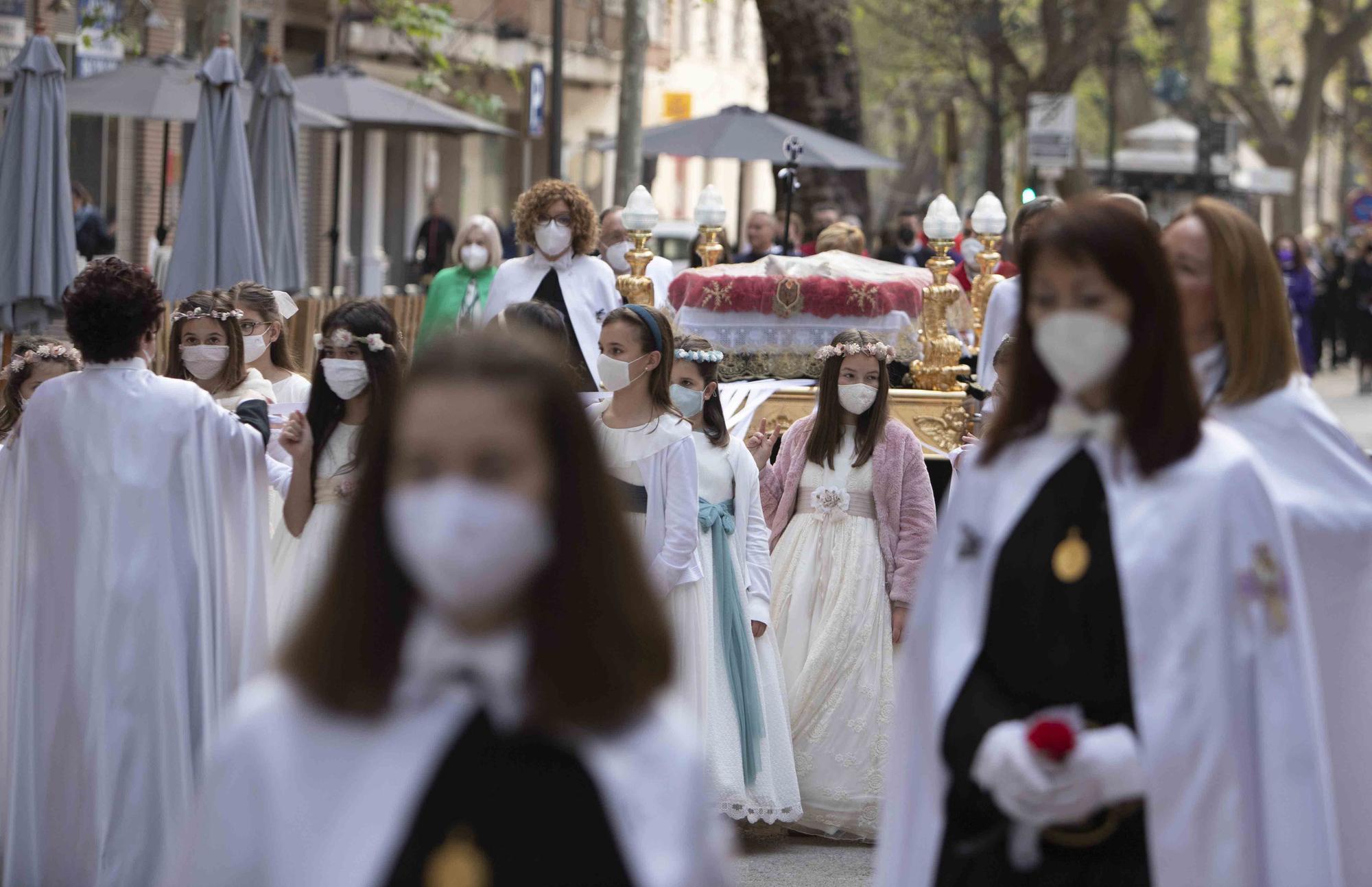 La procesión de "la Camilla" de Xàtiva estrena paso rodado