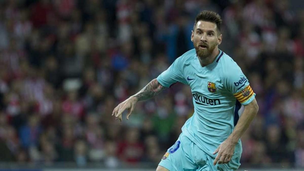 Messi, con la segunda equipación