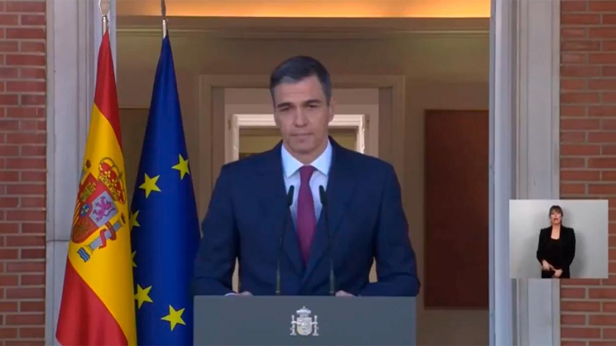 Pedro Sánchez: "He decidido seguir"