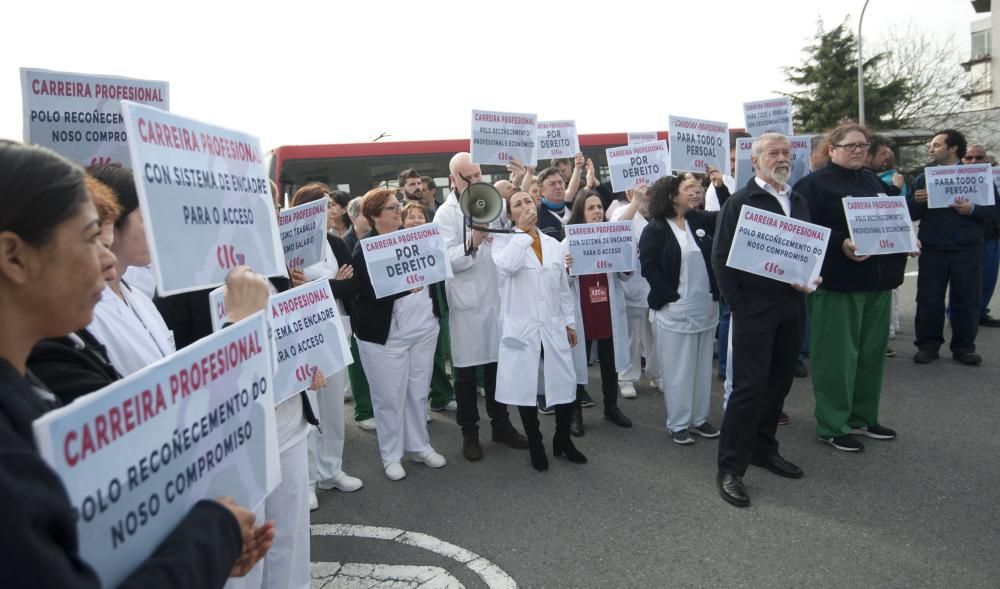 Protestas de sanitarios en A Coruña