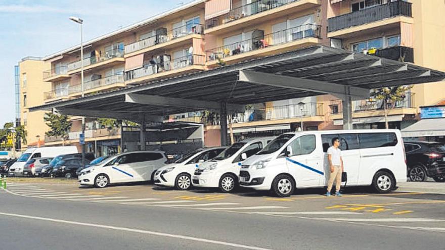 La parada de taxis de Calonge i Sant Antoni on es donarà servei gratuït