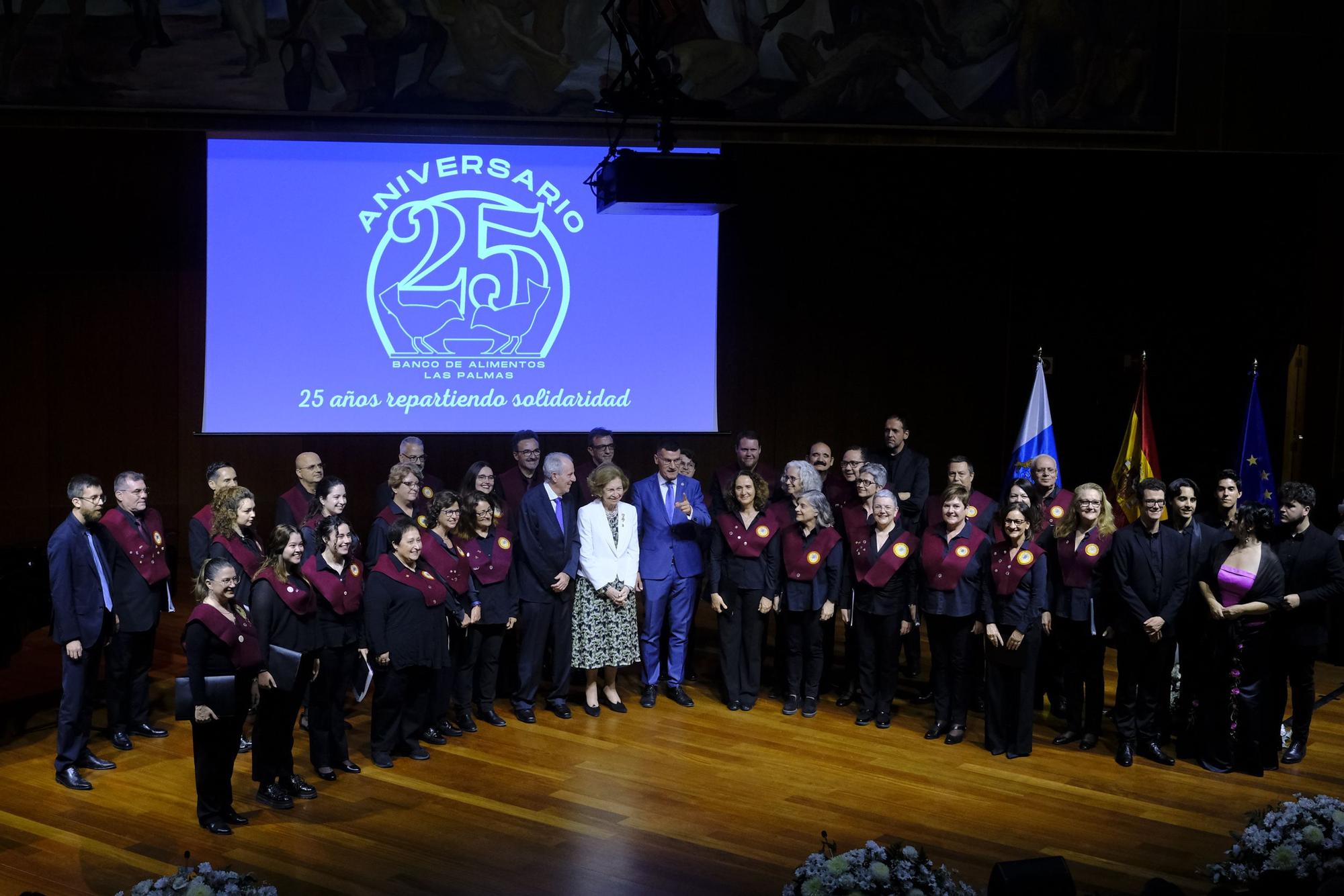 Acto Conmemorativo del 25 Aniversario del Banco de Alimentos de Las Palmas con la Reina Doña Sofía