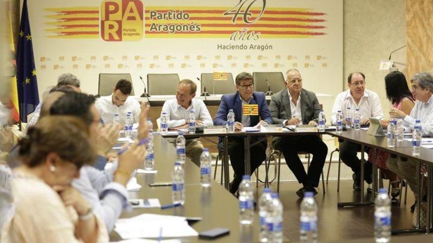 La ejecutiva del PAR ratifica por unanimidad el pacto con PSOE, Podemos y CHA