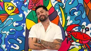Marcelo Mellino apuesta por el lienzo: "En Canarias falta cultura artística, comprar un cuadro es inversión"