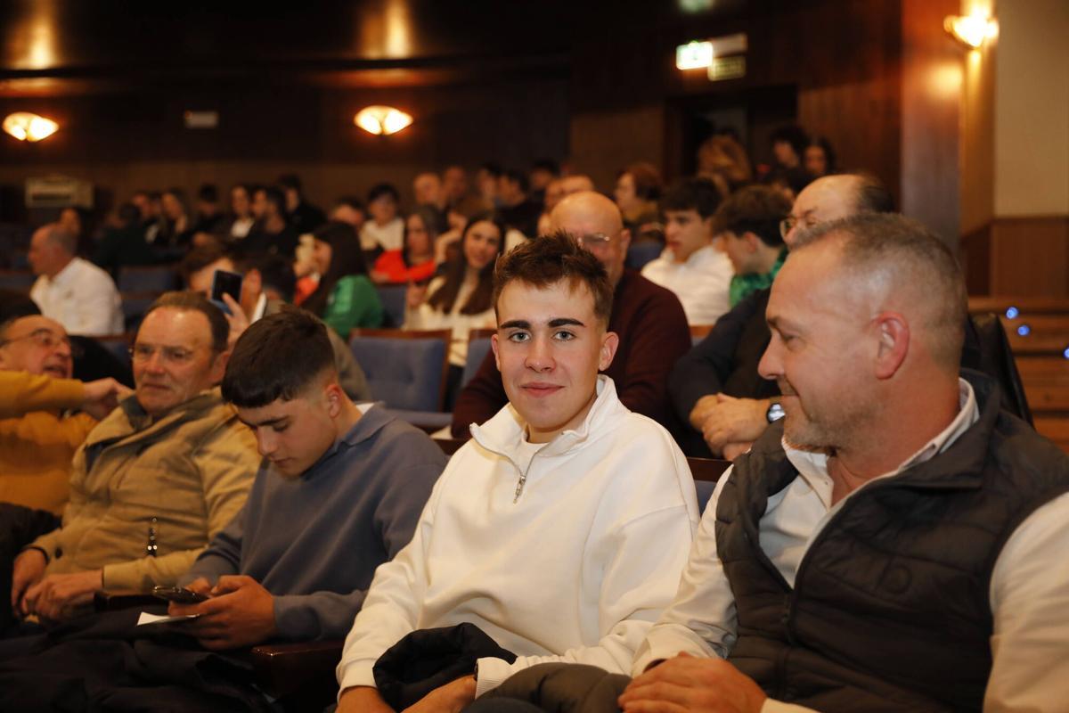 Benjamín Noval en la gala del ciclismo asturiano en el Auditorio Príncipe Felipe