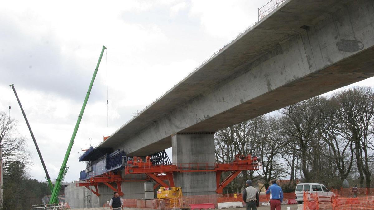 Obras del AVE en la provincia de Ourense