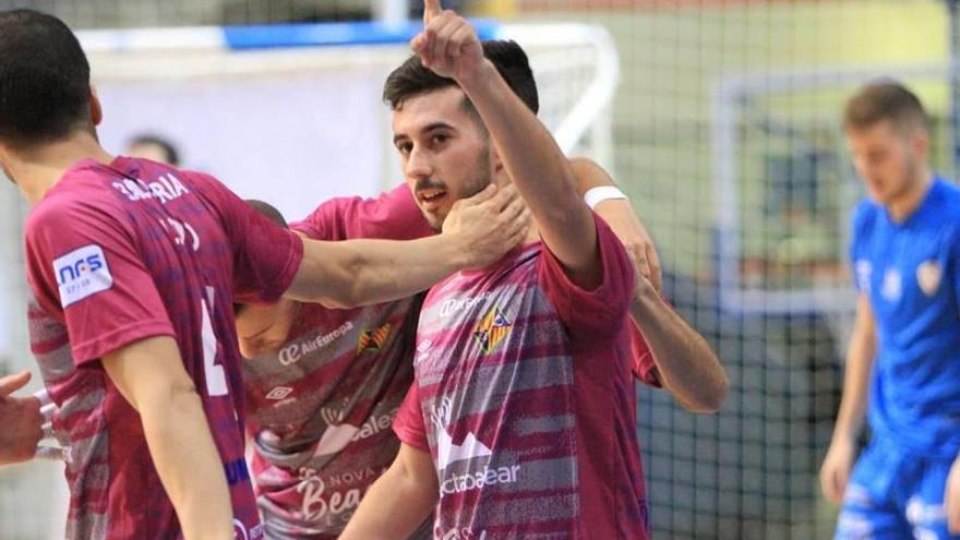 El Palma Futsal celebró hasta siete goles ante el Santiago Futsal.