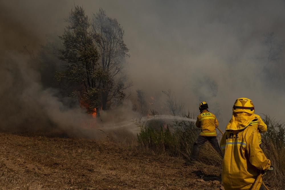 Incendi a Caldes de Malavella.