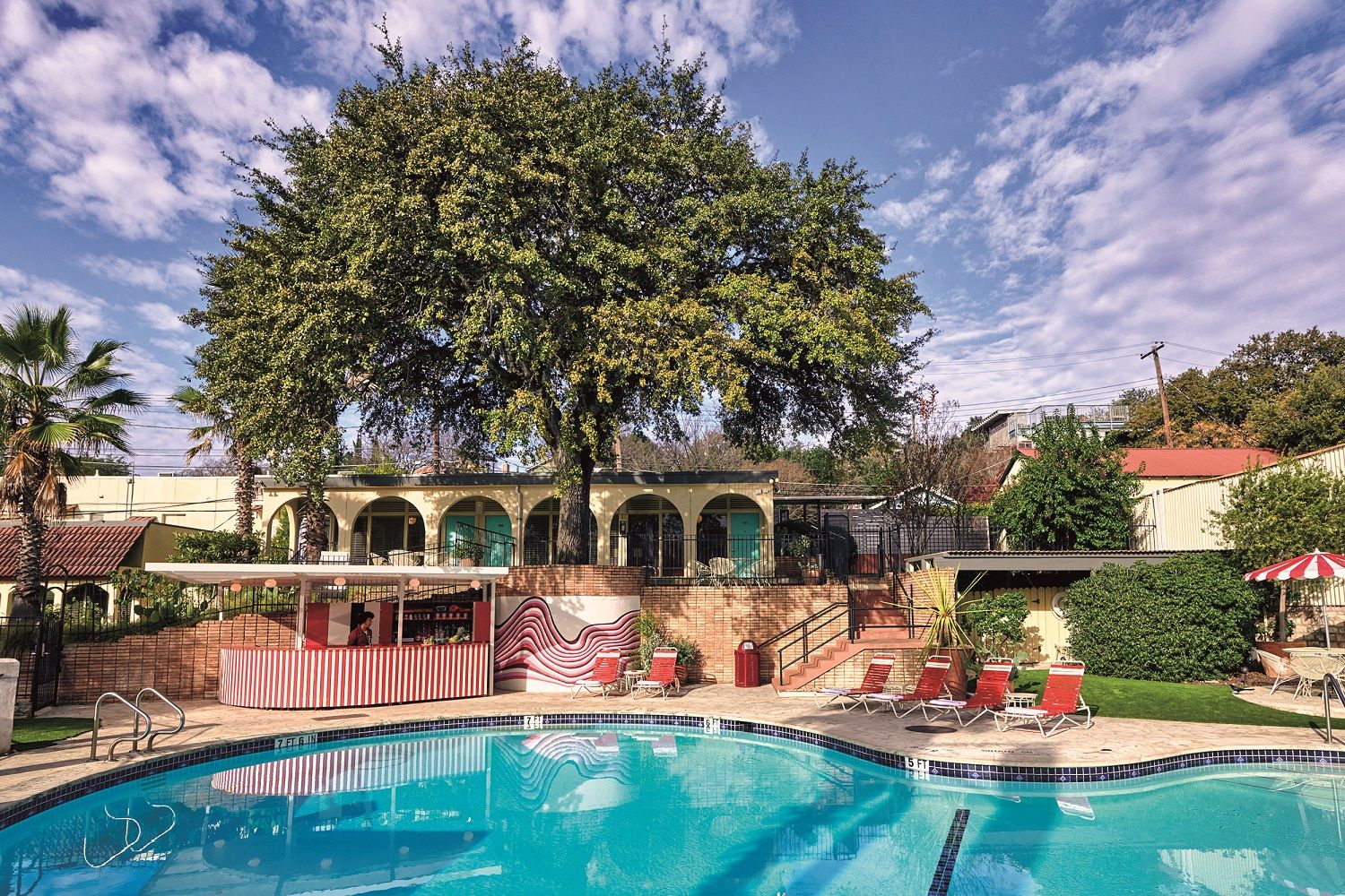 Piscina del Austin Motel.