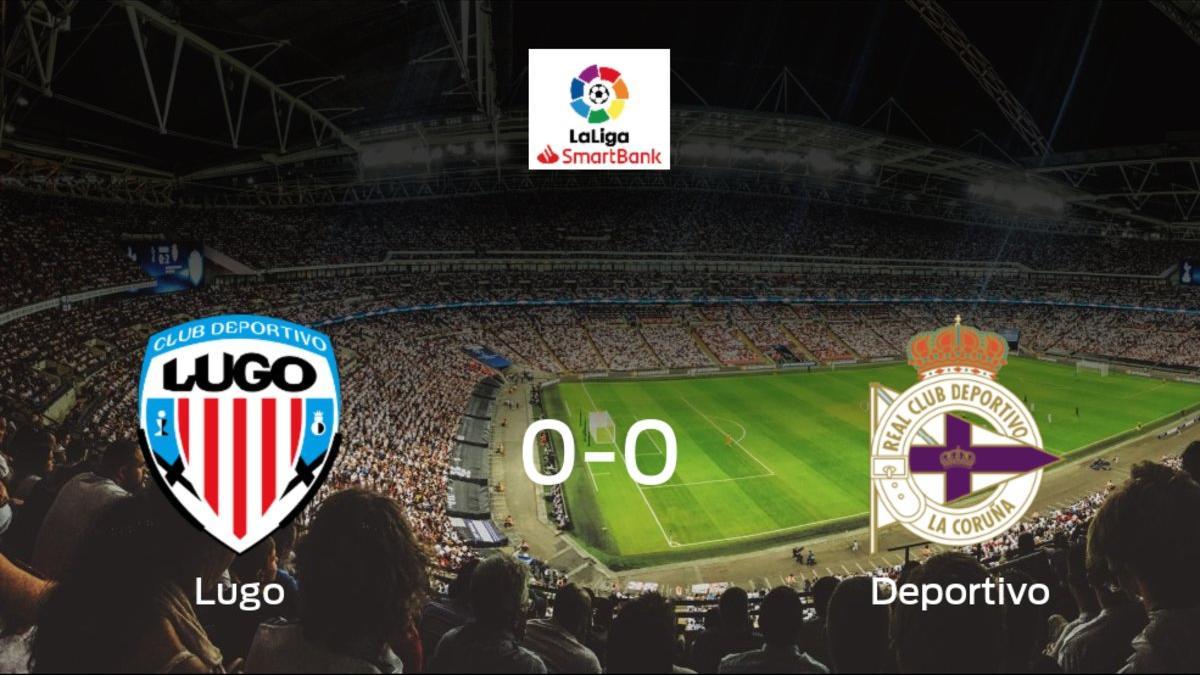 El Lugo y el Deportivo solo suman un punto (0-0)