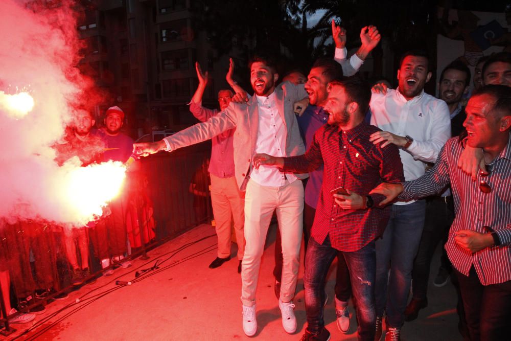 Así ha sido la fiesta del ascenso del Atlético Saguntino a Segunda B