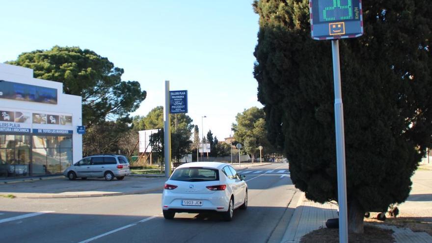 El radar pedagògic de l&#039;avinguda Closa del Llop de l&#039;Escala