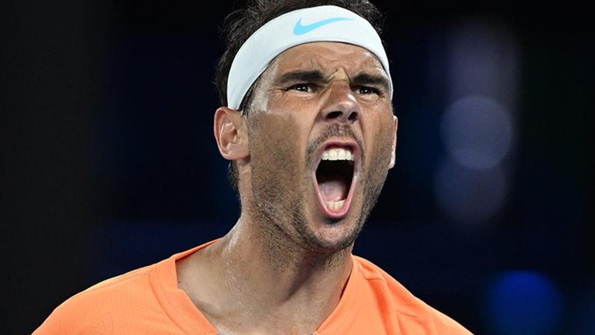 Rafa Nadal, durante un partido.