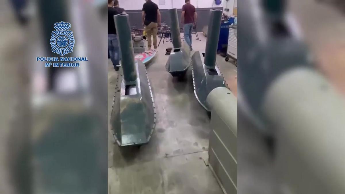 Primeros drones submarinos usados para el narcotráfico intervenidos en Cádiz