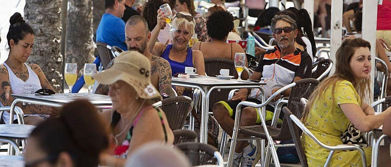 Restaurantes en la playa.