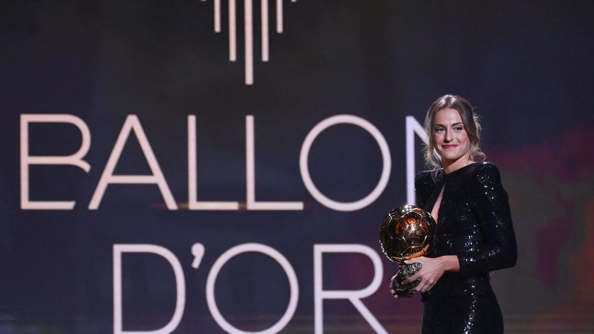 Alexia Putellas, ganadora del Balón de Oro 2021