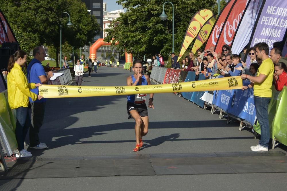 Abdelaziz Fatihi y Sofía Fernández se imponen en la carrera de San Pedro de Visma.