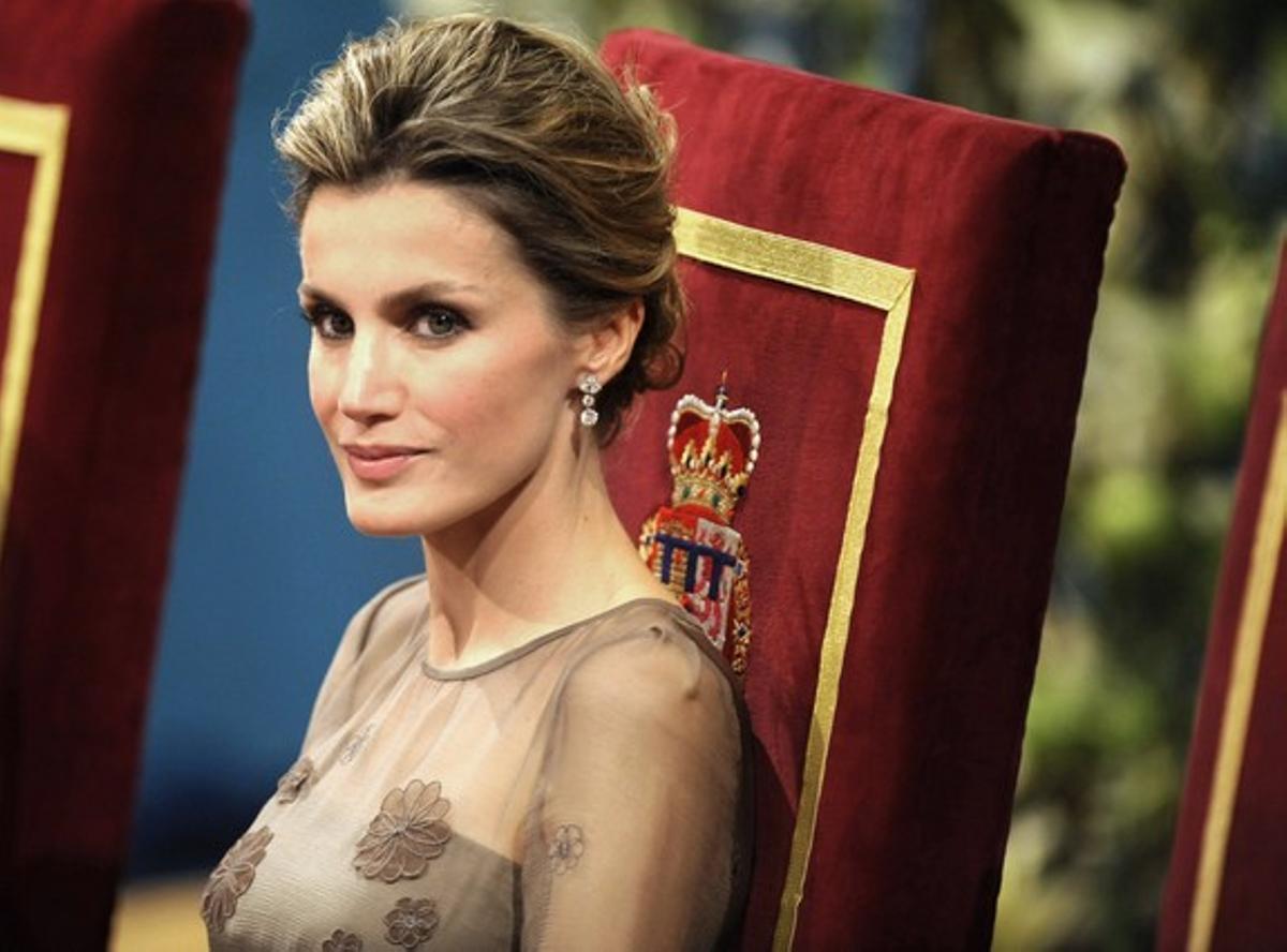 Letizia Ortiz, en l’entrega dels premis Príncep d’Astúries, el 2011. Letizia Ortiz, en l’entrega dels premis Príncep d’Astúries, el 2011.