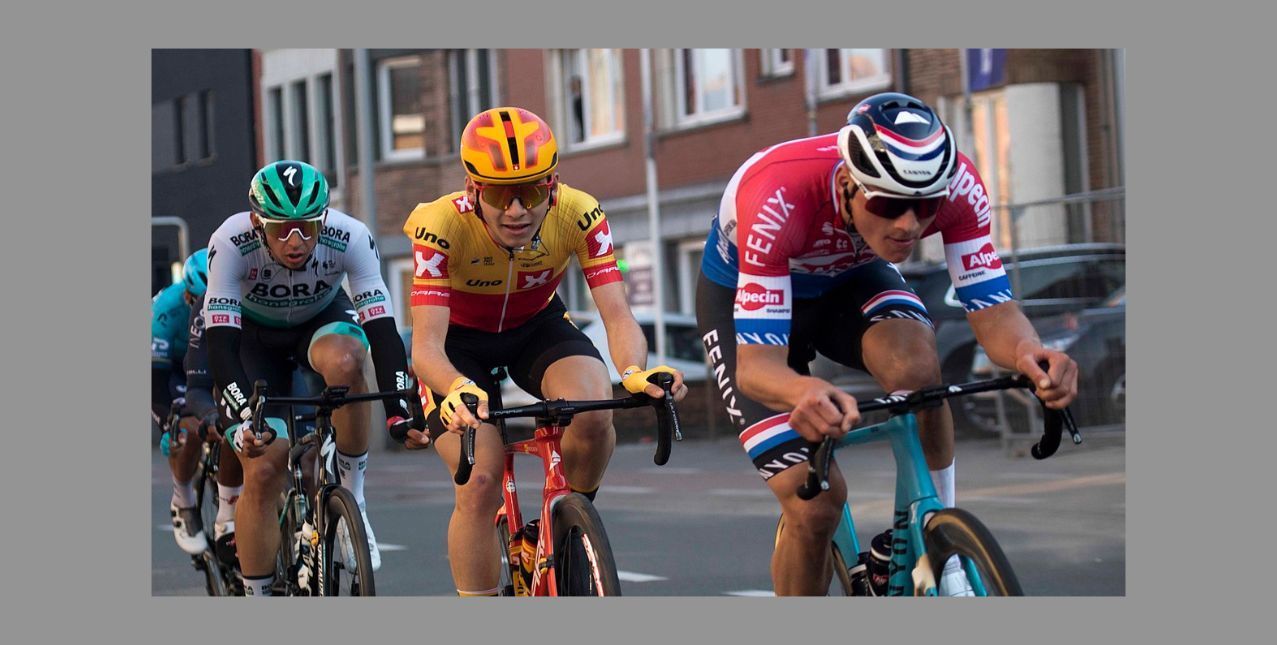 El ciclista neerlandés Mathieu Van der Poel