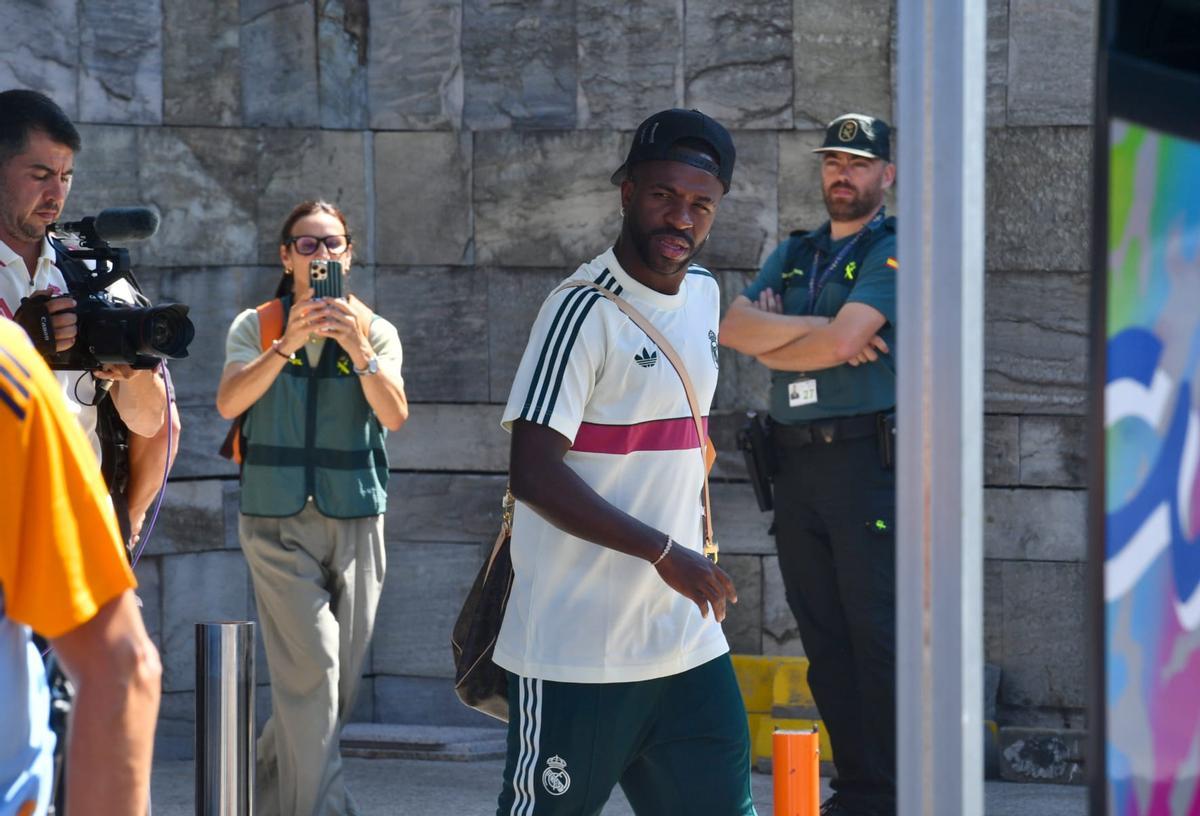 El Real Madrid llega a A Coruña para jugar esta noche el Teresa Herrera ante el Deportivo