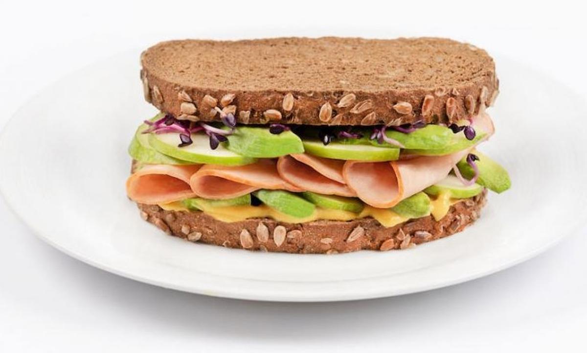 Sándwich de pechuga de pollo de Erlantz Gorostiza.