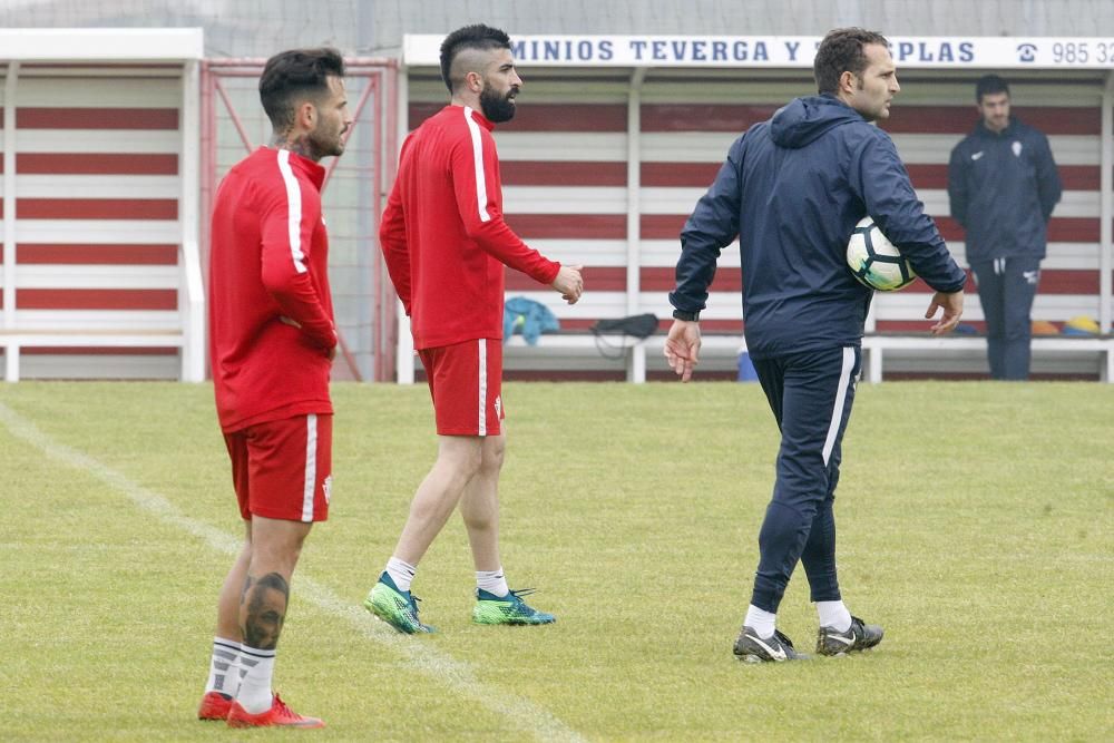 Entrenamiento del Real Sporting