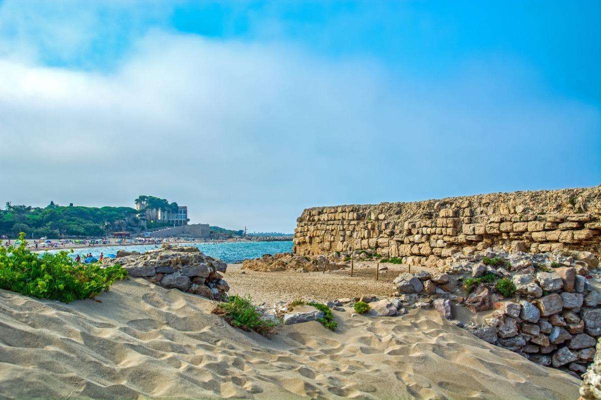 La playa de Empúries en Girona