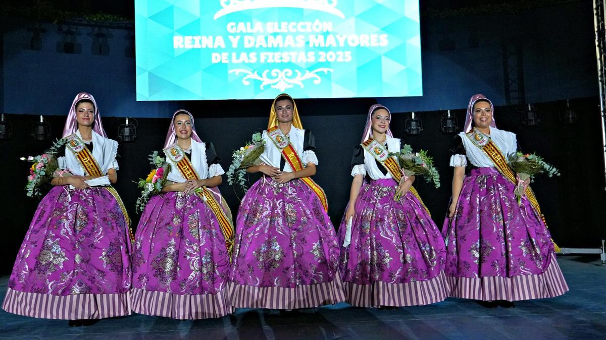 Las candidatas a Reina de las Fiestas de Santa Pola 2025