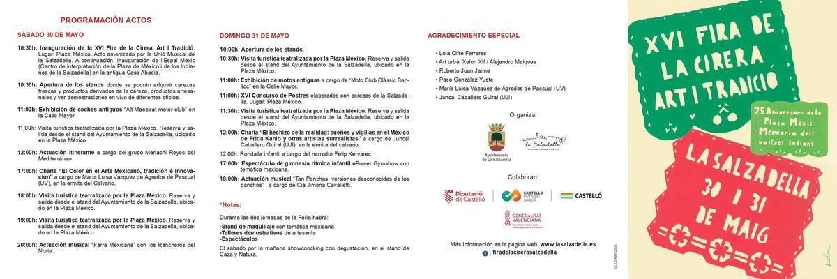 PROGRAMACIÓN DE ACTOS