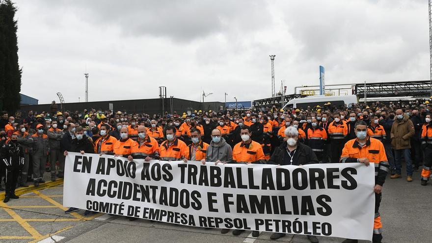 Muere un trabajador que sufrió un accidente en la refinería de A Coruña