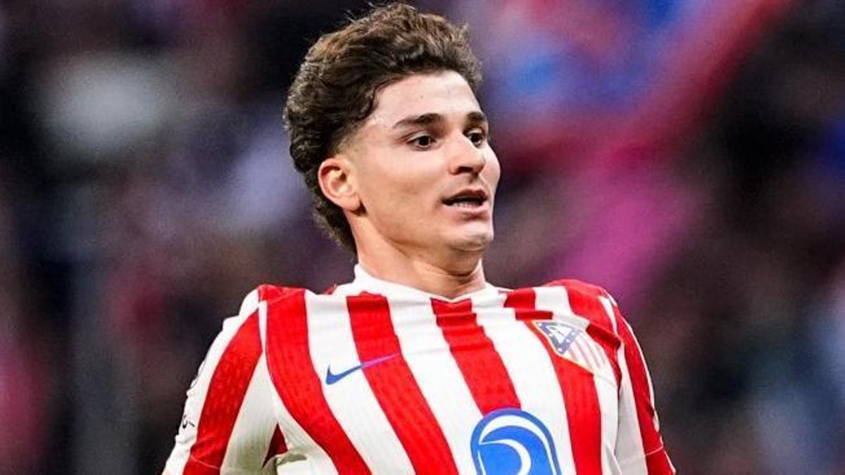 Simeone habló sobre la titularidad de Julián Álvarez