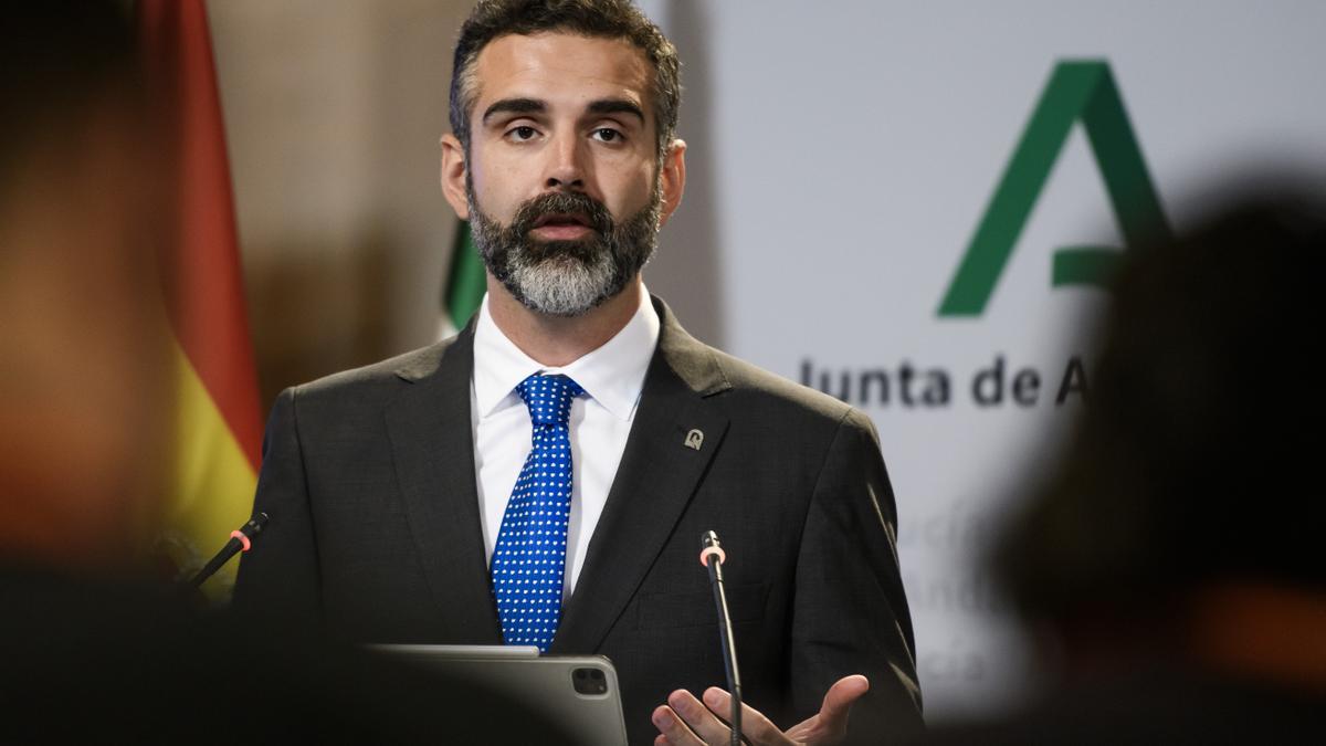 El consejero de Sostenibilidad, Medio Ambiente y Economía Azul y portavoz del Gobierno, Ramón Fernández-Pacheco.