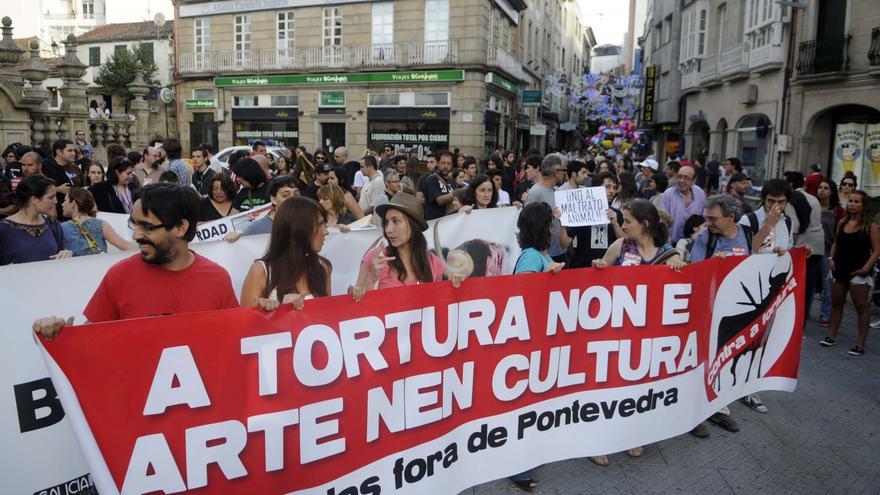 &quot;Touradas Fóra de Pontevedra&quot; llama a la movilización contra la Feria taurina