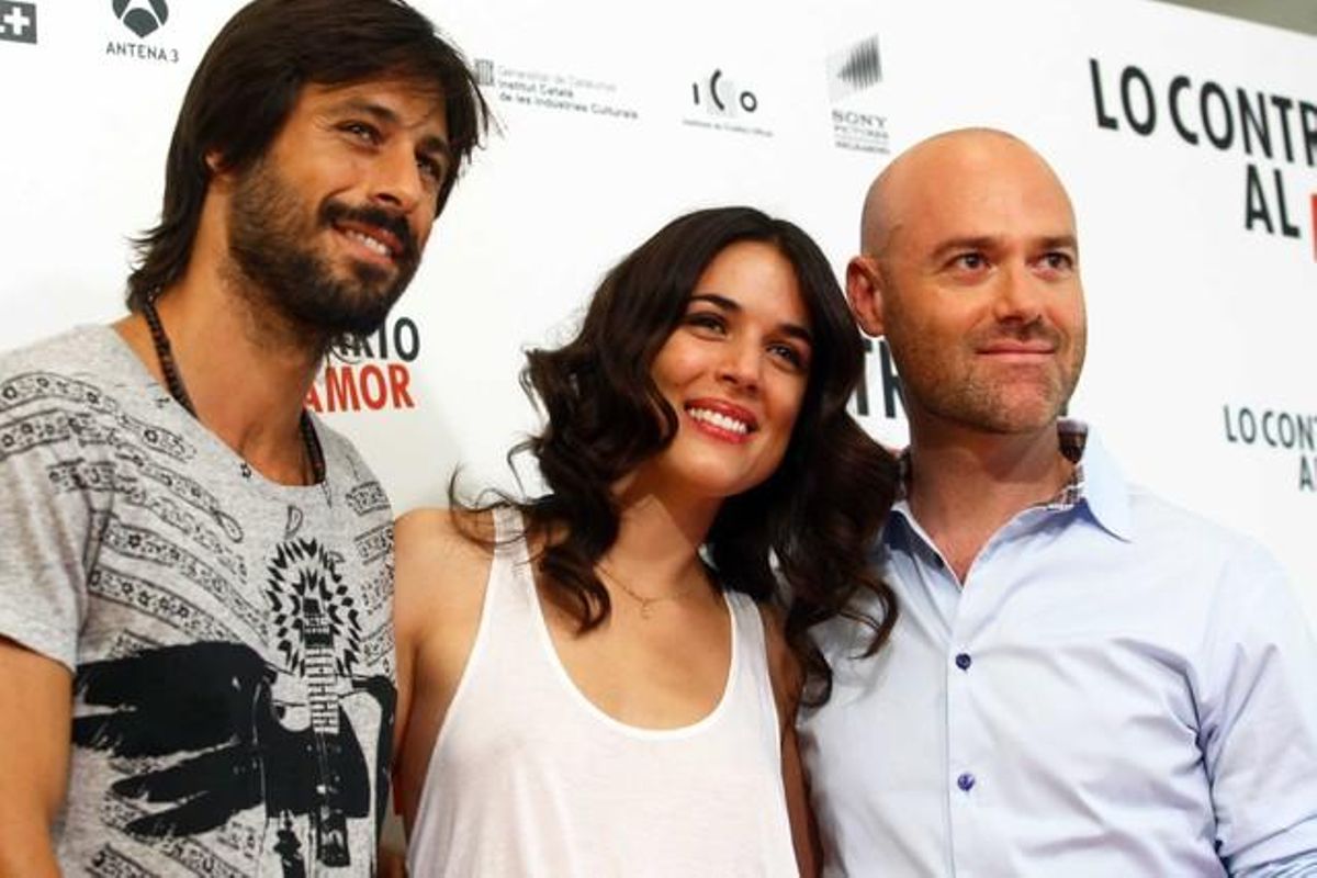 Hugo Silva, Adriana Ugarte i Vicente Villanueva, en la presentació de la pel·lícula. Hugo Silva, Adriana Ugarte i Vicente Villanueva, en la presentació de la pel·lícula.