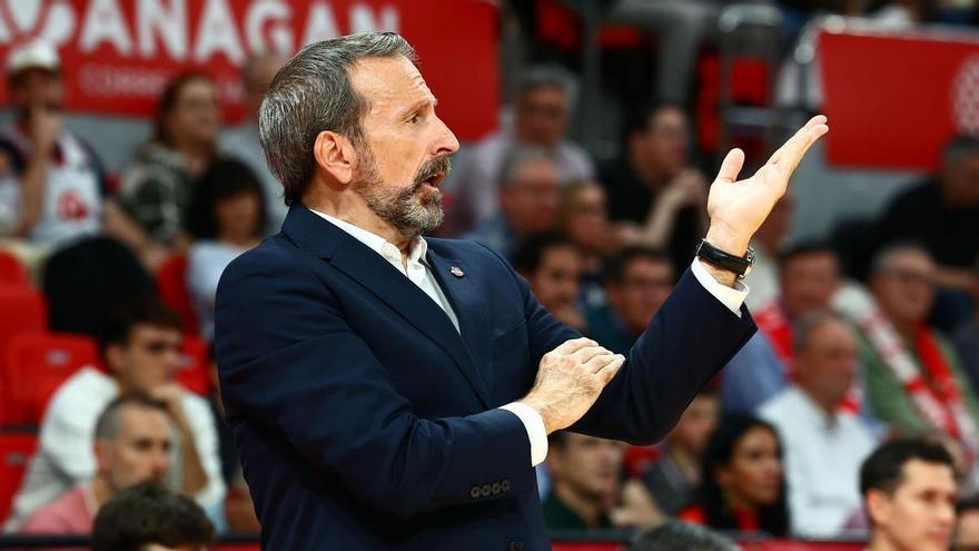 Joan Plaza, entrenador del Casademont Zaragoza: "No quiero que nadie piense que con las dos victorias es suficiente"