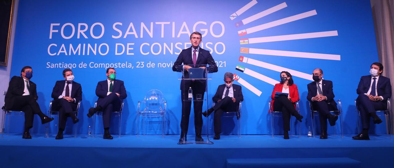 Cumbre de Santiago de presidentes autonómicos de la España vaciada