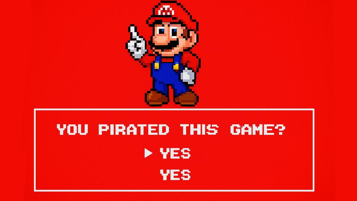 El icónico personaje de Super Mario de Nintendo.